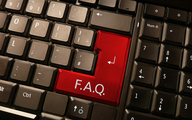 FAQ on keyboard